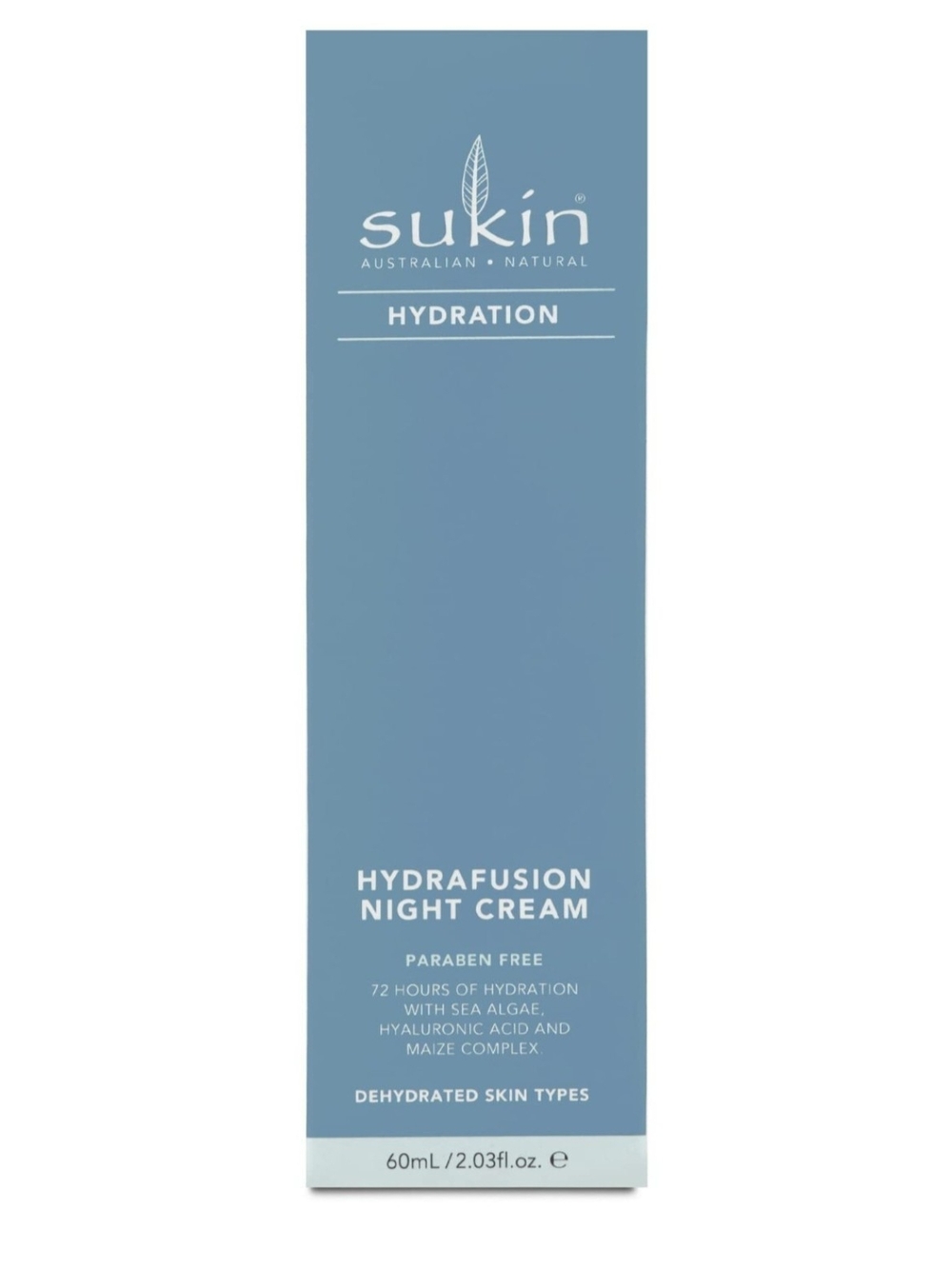 Sukin Hydrafusion Night Cream - NEW NO BOX